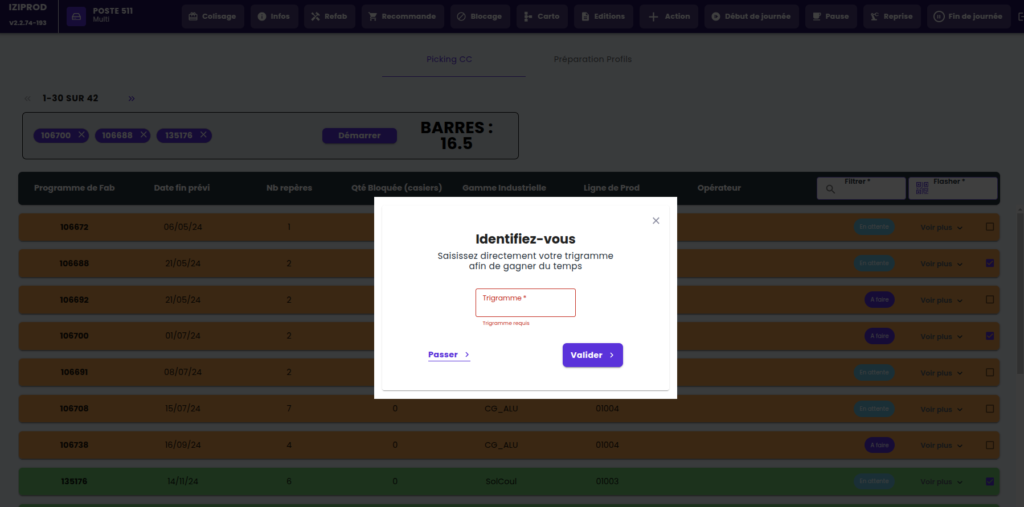 poste de production multi-utilisateur